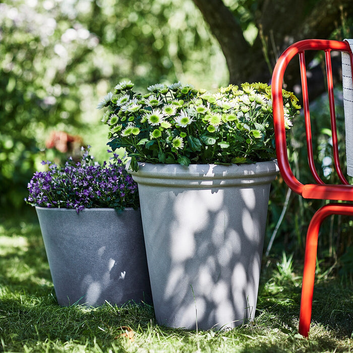 CHILIPEPPAR Plant pot, in/outdoor beige, 32 cm