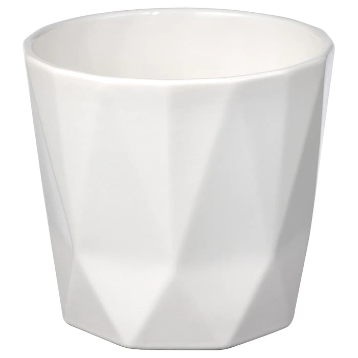 RAPSFRO plant pot, in/outdoor off-white, 12 cm