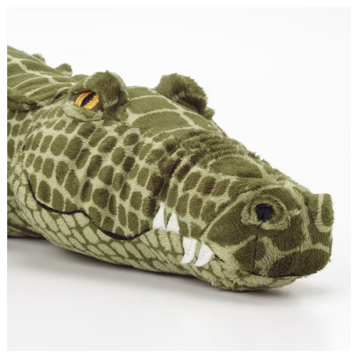 JATTEMATT soft toy, crocodile/green, 80 cm