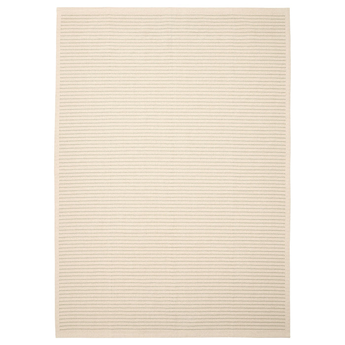 STARREKLINTE Rug, flatwoven, natural/light green, 120x180 cm