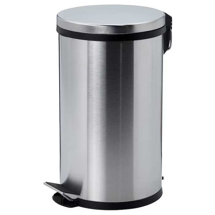 SNORPA Pedal bin, stainless steel 5 l