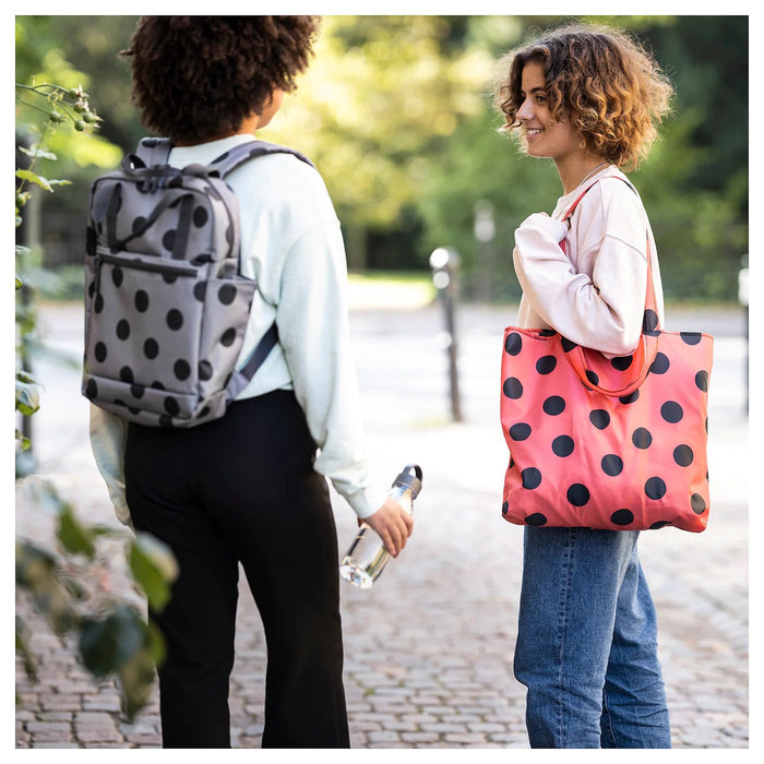 SKYNKE Carrier bag, red/black, 45x36 cm