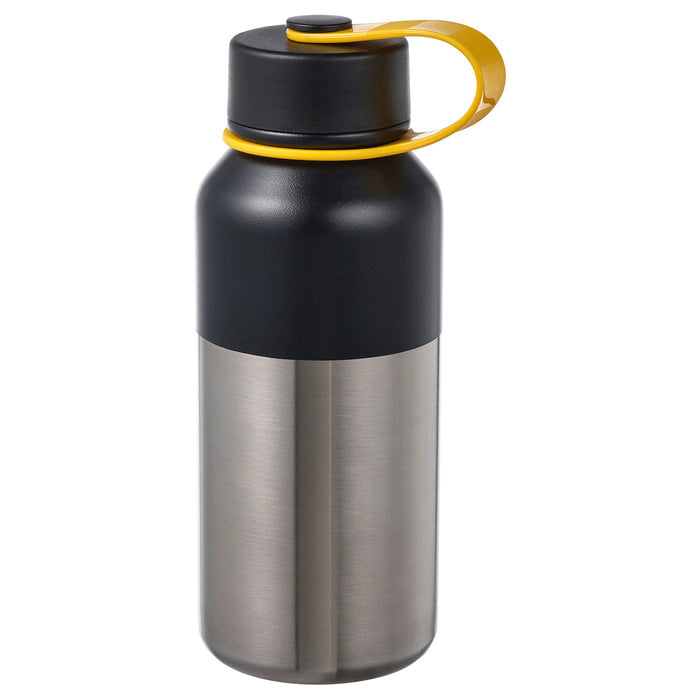 HETLEVRAD Insulated flask, stainless steel/black 0.5 l