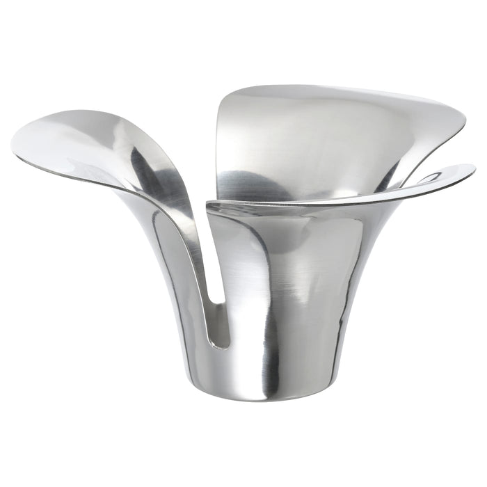 STILLHET Tealight holder, silver-colour, 7 cm