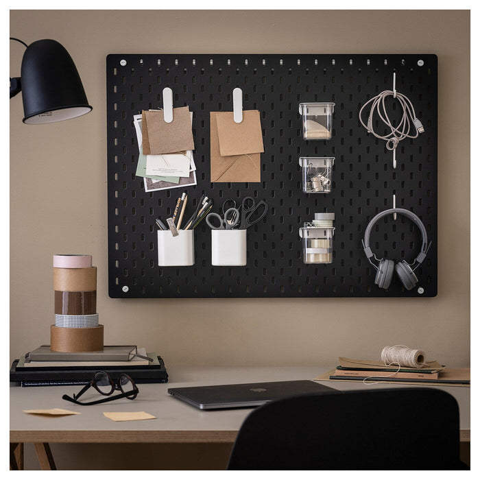 SKADIS Pegboard, black, 76x56 cm