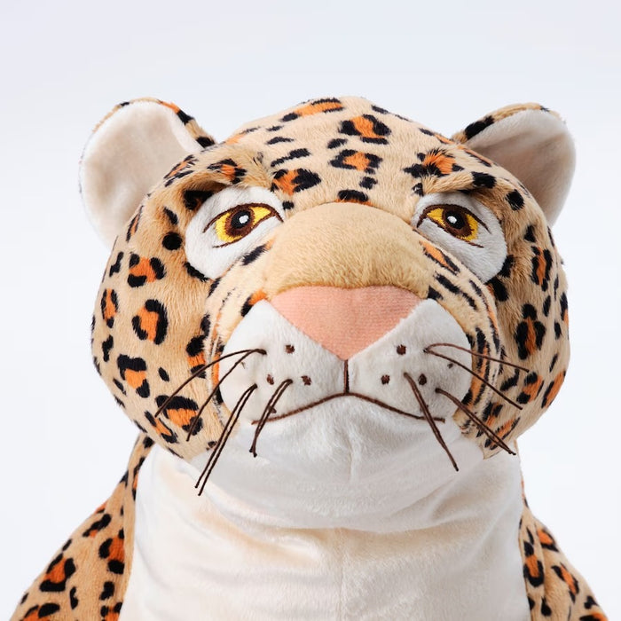 MORRHAR Soft toy, leopard/beige, 80cm