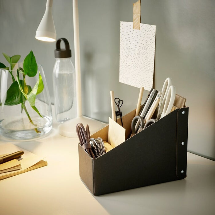 NIMM Desk organiser, black, 10x15 cm