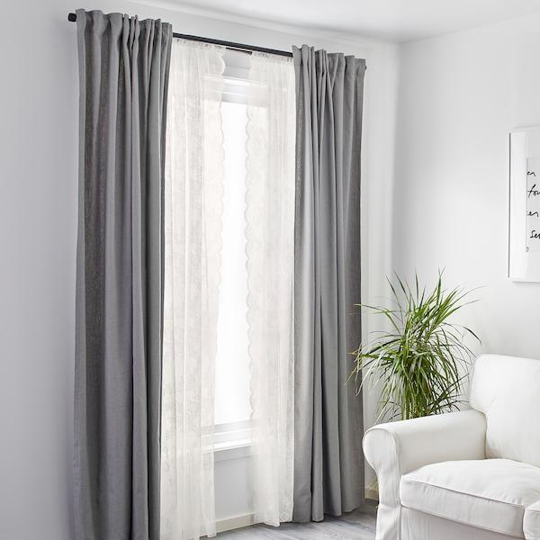 ALVINE SPETS Net curtains, 1 pair, off-white 145x250 cm