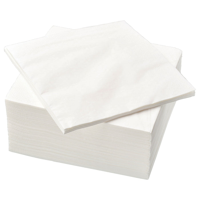 FANTASTISK Paper napkin, white, 40x40 cm