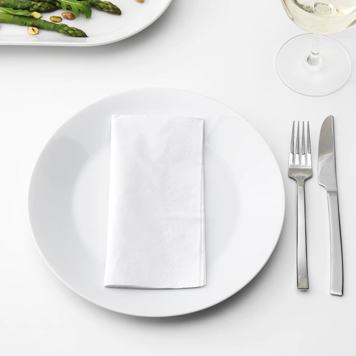 FANTASTISK Paper napkin, white, 40x40 cm