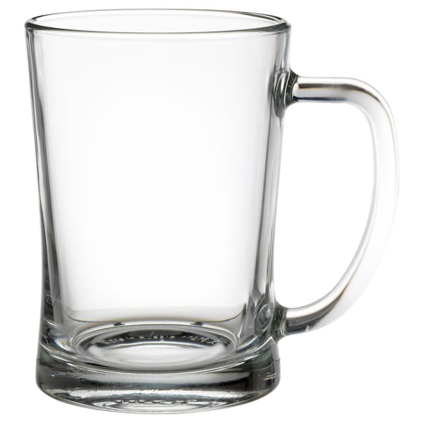 MJOD Beer tankard, clear glass 60 cl