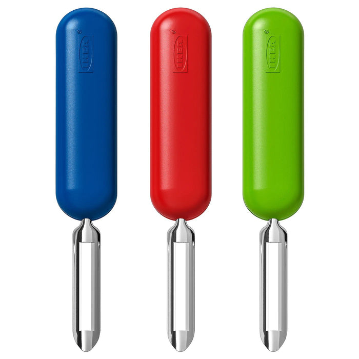 STAM Potato peeler, red/green/blue