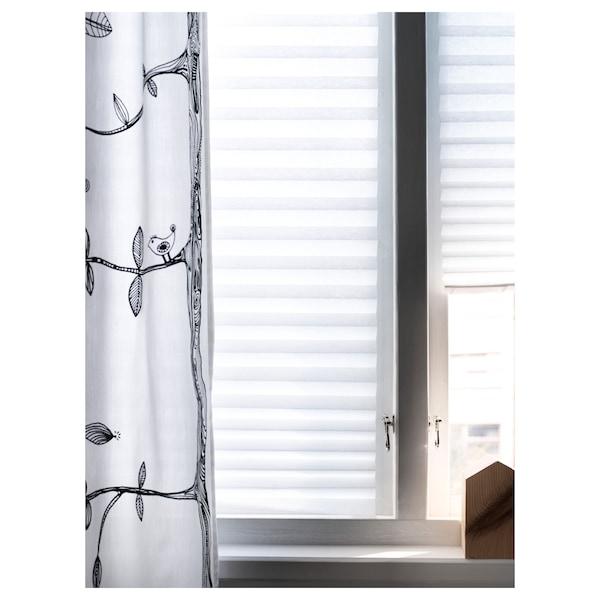 SCHOTTIS Pleated blind, white 90x190 cm