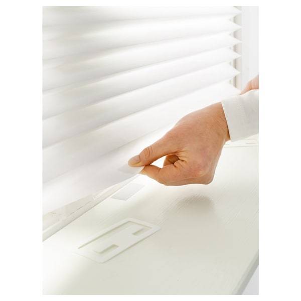 SCHOTTIS Pleated blind, white 90x190 cm