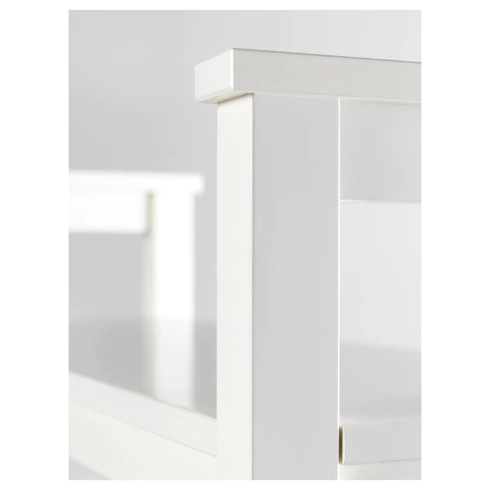 HEMNES Bench with shoe storage, white, 85x32x65 cm