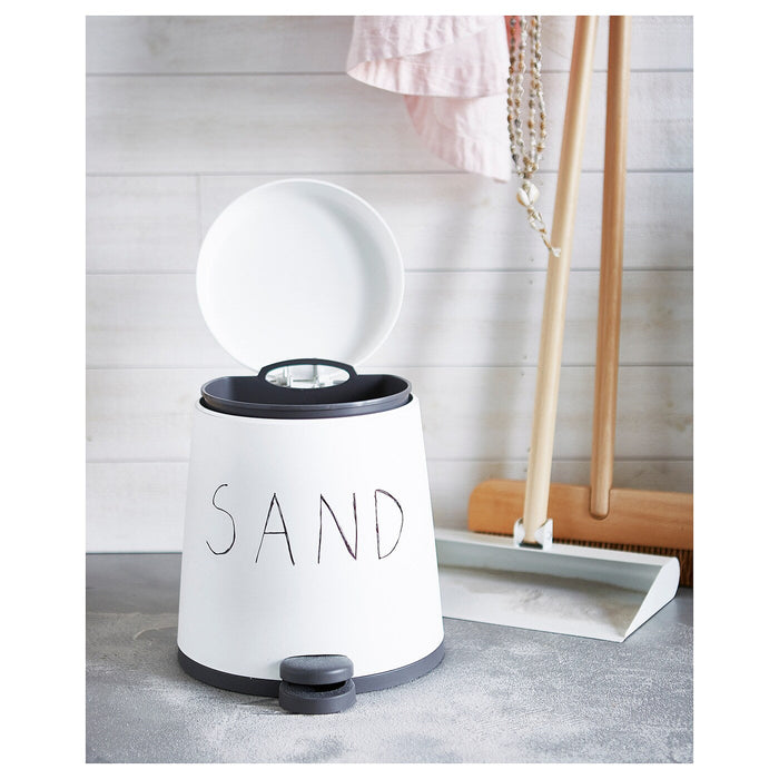 SNAPP Pedal bin, white, 5 l