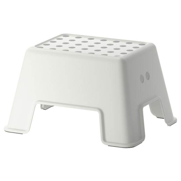 BOLMEN step stool, white