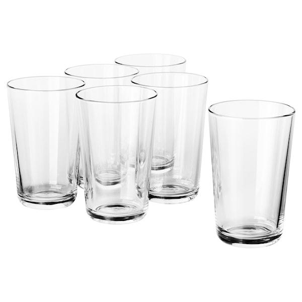 IKEA 365+ glass 45 cl clear glass (6 pieces)