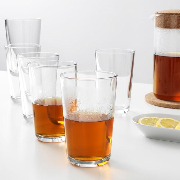 IKEA 365+ glass 45 cl clear glass (6 pieces)