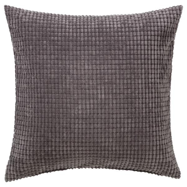 GULLKLOCKA Cushion cover, grey 50x50 cm