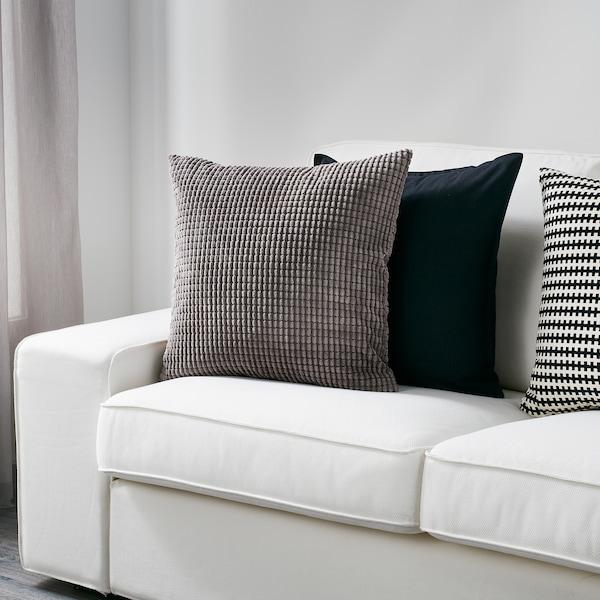 GULLKLOCKA Cushion cover, grey 50x50 cm