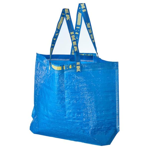 FRAKTA Carrier bag, medium, blue 45x18x45 cm/36 l