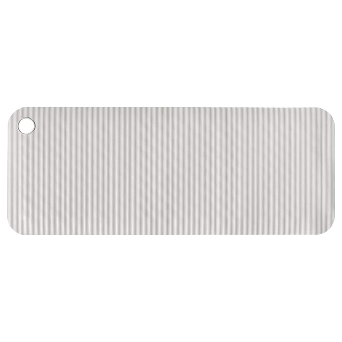 DOPPA Bathtub mat, light grey, 33x84 cm