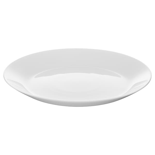 OFTAST Side plate, white 19 cm