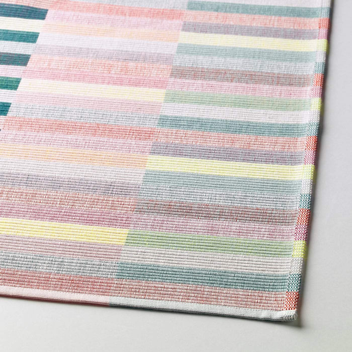 MITTBIT Place mat, pink turquoise/light green 45x35 cm