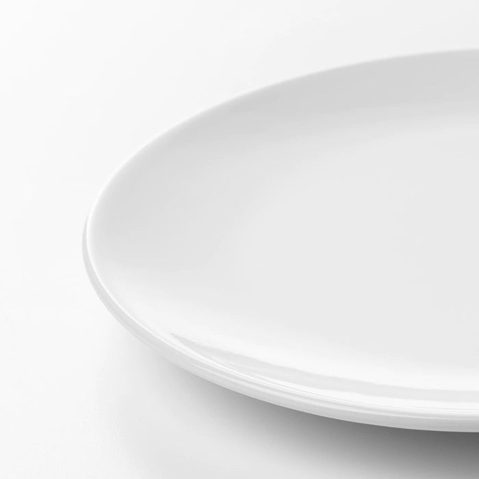 FLITIGHET Side plate, white, 20 cm