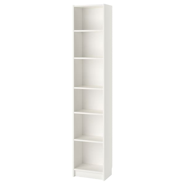 BILLY Bookcase - white, 40x28x202 cm