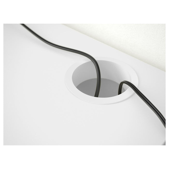 MICKE Desk, white 142x50 cm