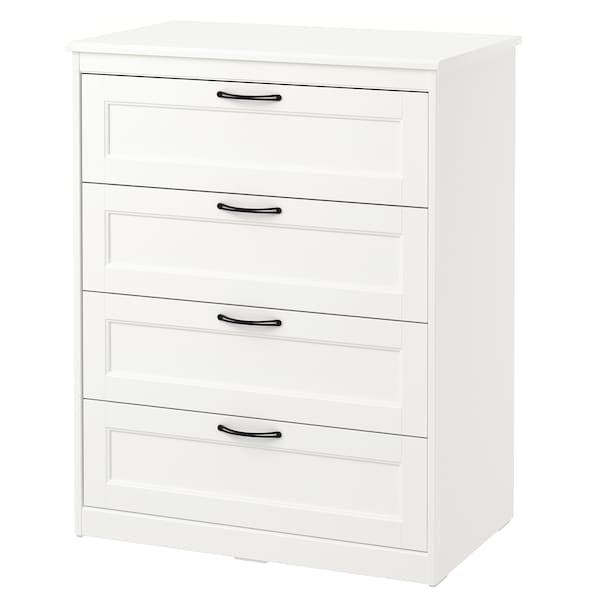 SONGESAND Chest of 4 drawers, 82x104 cm