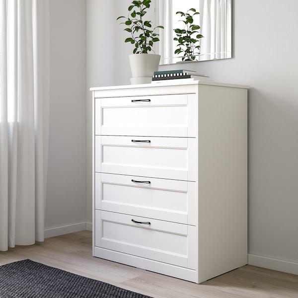 SONGESAND Chest of 4 drawers, 82x104 cm