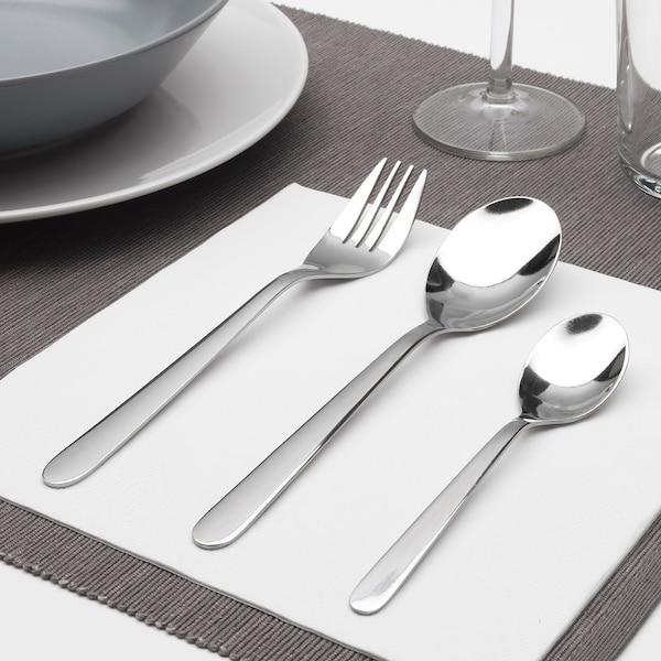 FORNUFT 18-piece cutlery set, stainless steel