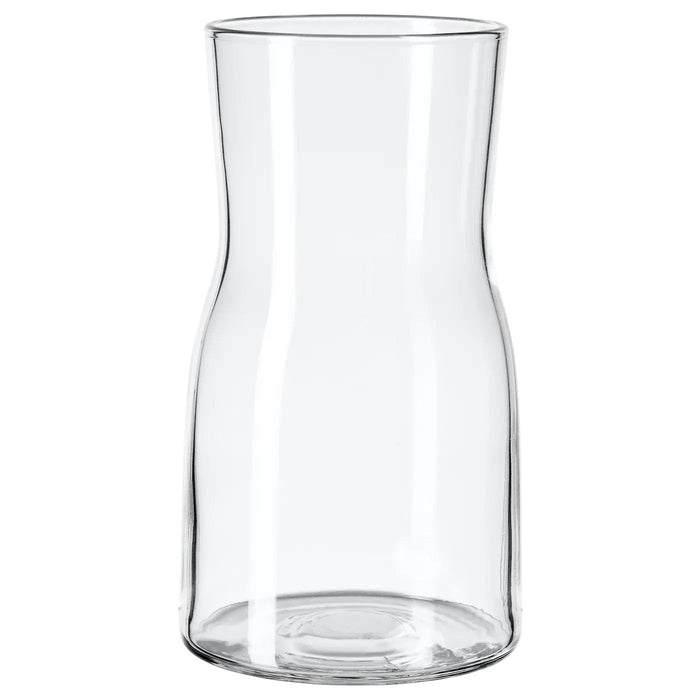 TIDVATTEN Vase, clear glass, 17 cm