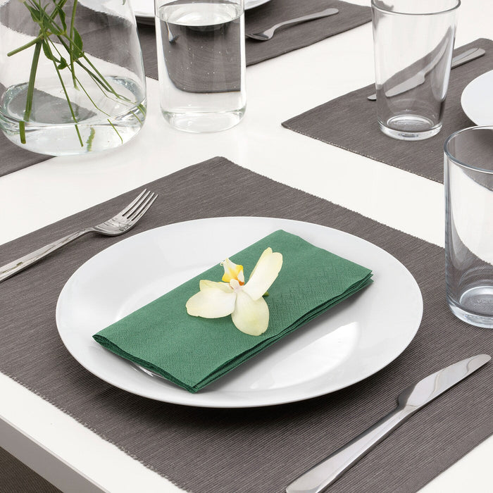 FANTASTISK Paper napkin, dark green, 40x40 cm