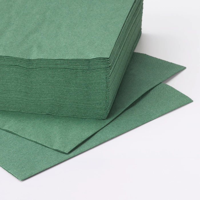 FANTASTISK Paper napkin, dark green, 40x40 cm