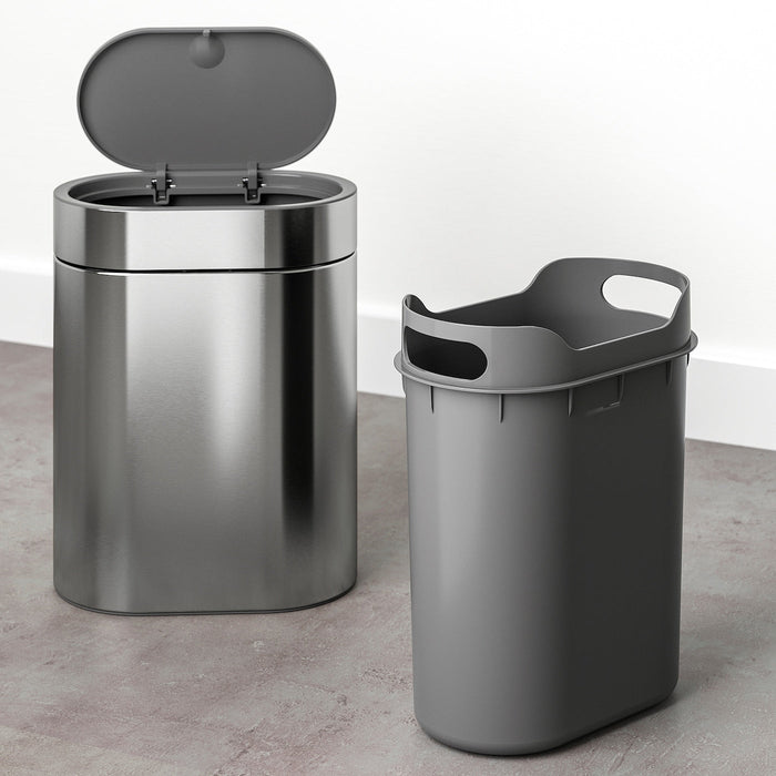 BROGRUND Touch top bin, stainless steel, 4 l