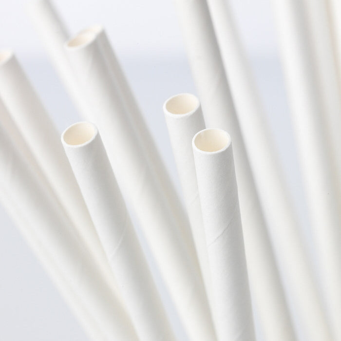 FORNYANDE Drinking straw, paper/white