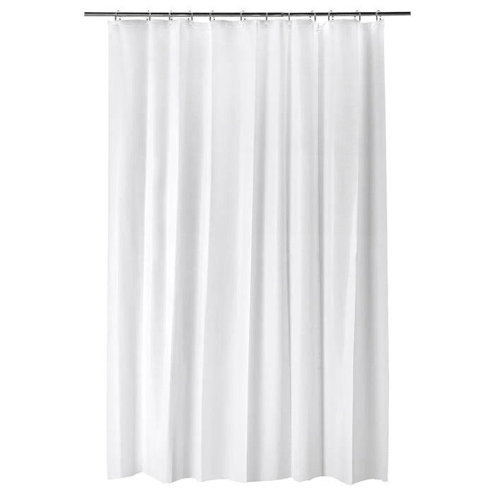 BJARSEN Shower curtain, white, 180x200 cm