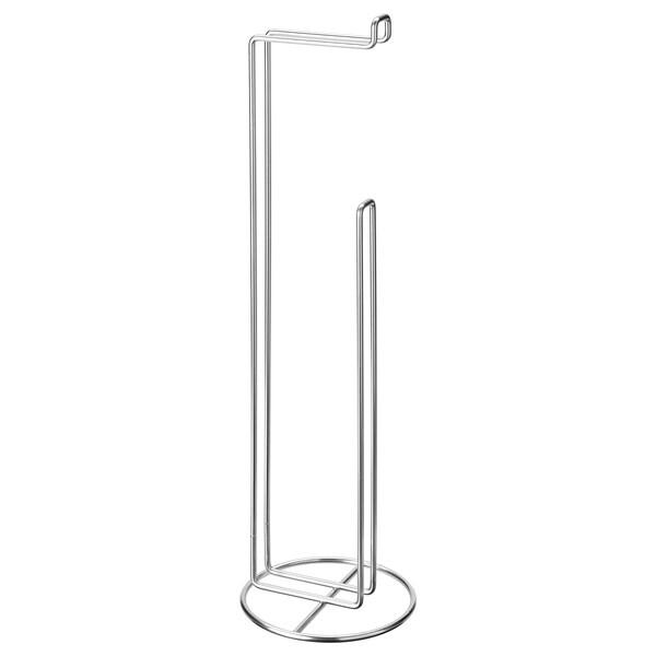 KROKFJORDEN toilet roll stand, zinc plated, 40454027