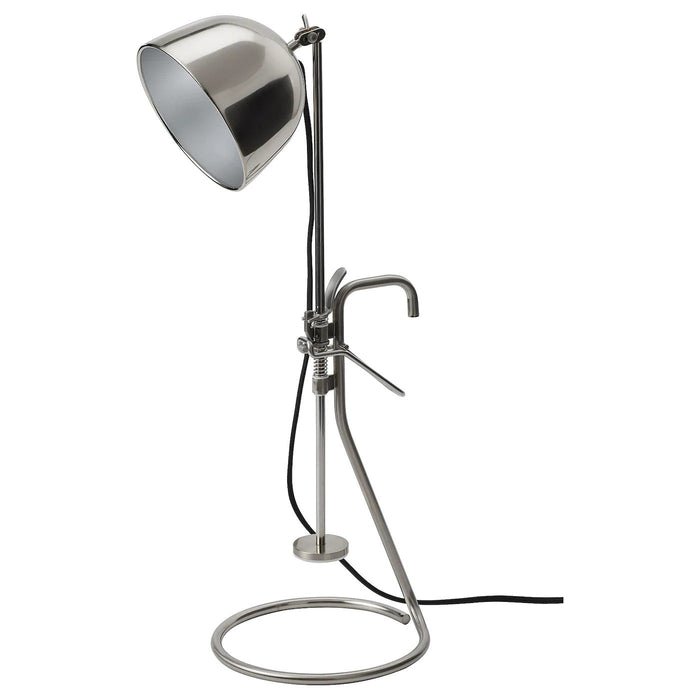 RAVAROR clamp table lamp, stainless steel