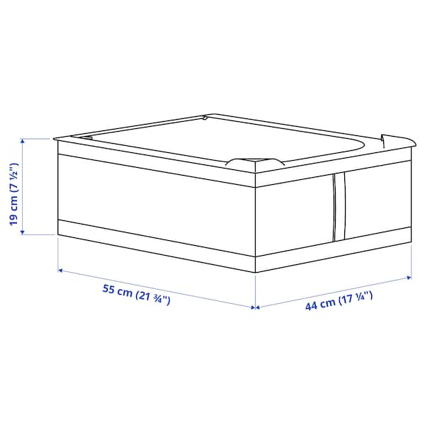 SKUBB Storage case, dark grey 44x55x19 cm