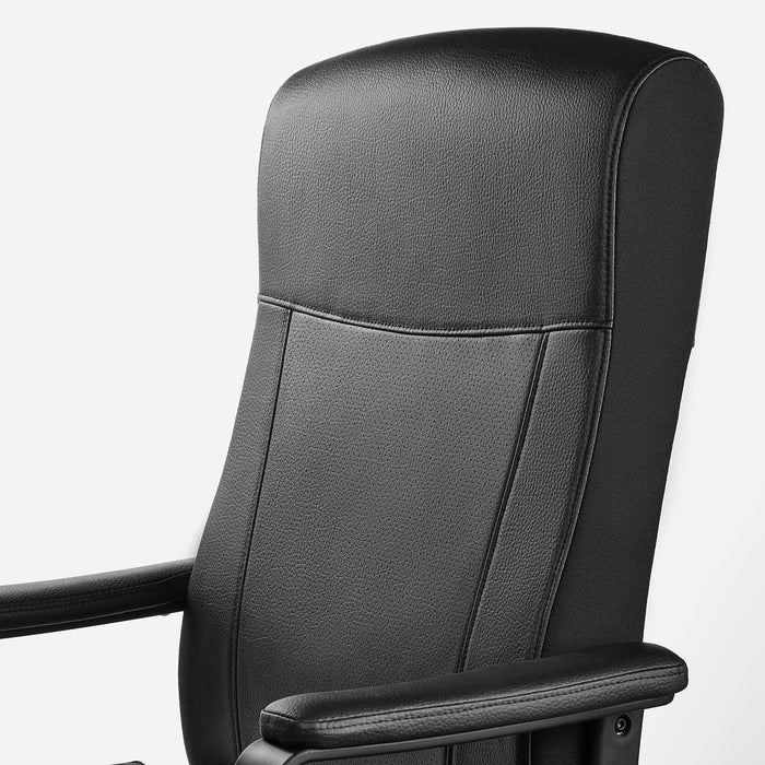 MILLBERGET Swivel chair, Murum black