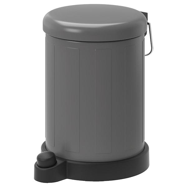 TOFTAN Waste bin, grey 4 l