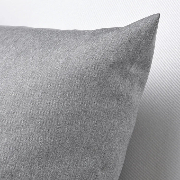 KARLEKSGRAS Cushion, grey 40x40 cm