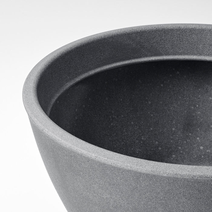 CITRUSKRYDDA Plant pot, in/outdoor grey, 33 cm