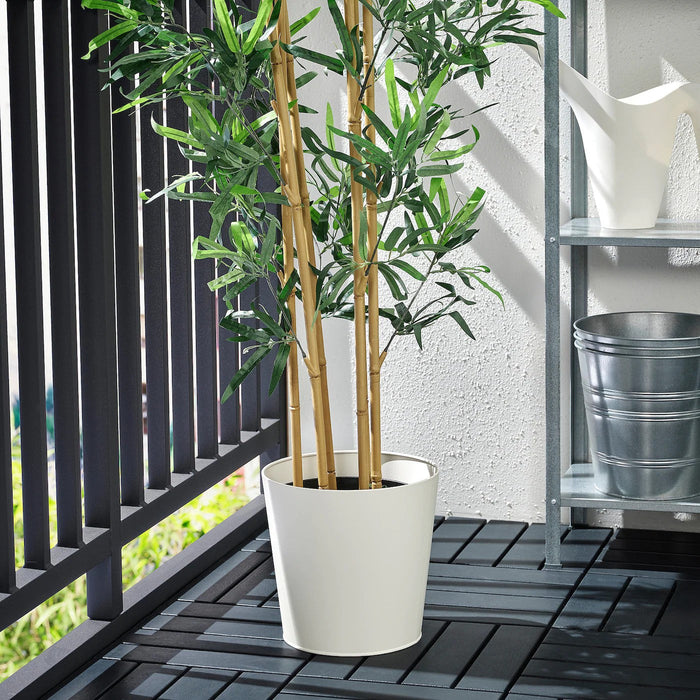 VITLOK Plant pot, in/outdoor off-white 24 cm