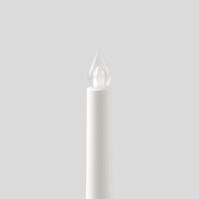 ADELLOVTRAD LED candle, white/indoor, 28 cm